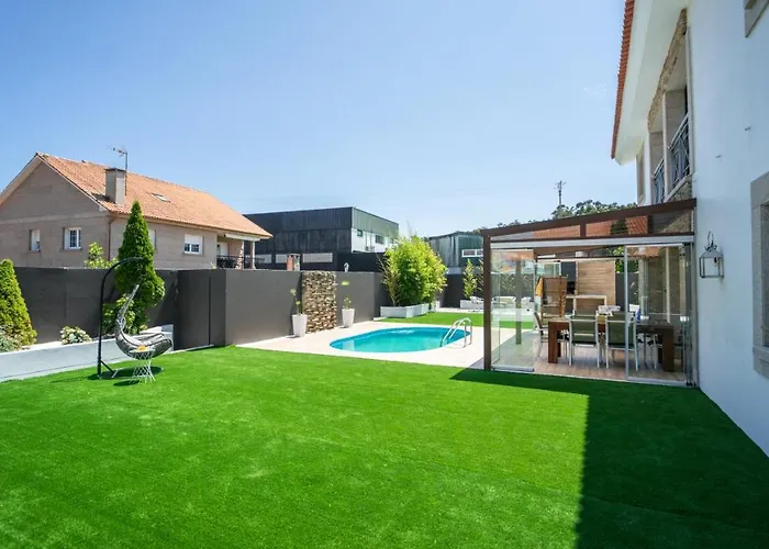 Con Piscina A Pie De Playa Apartment O Grove